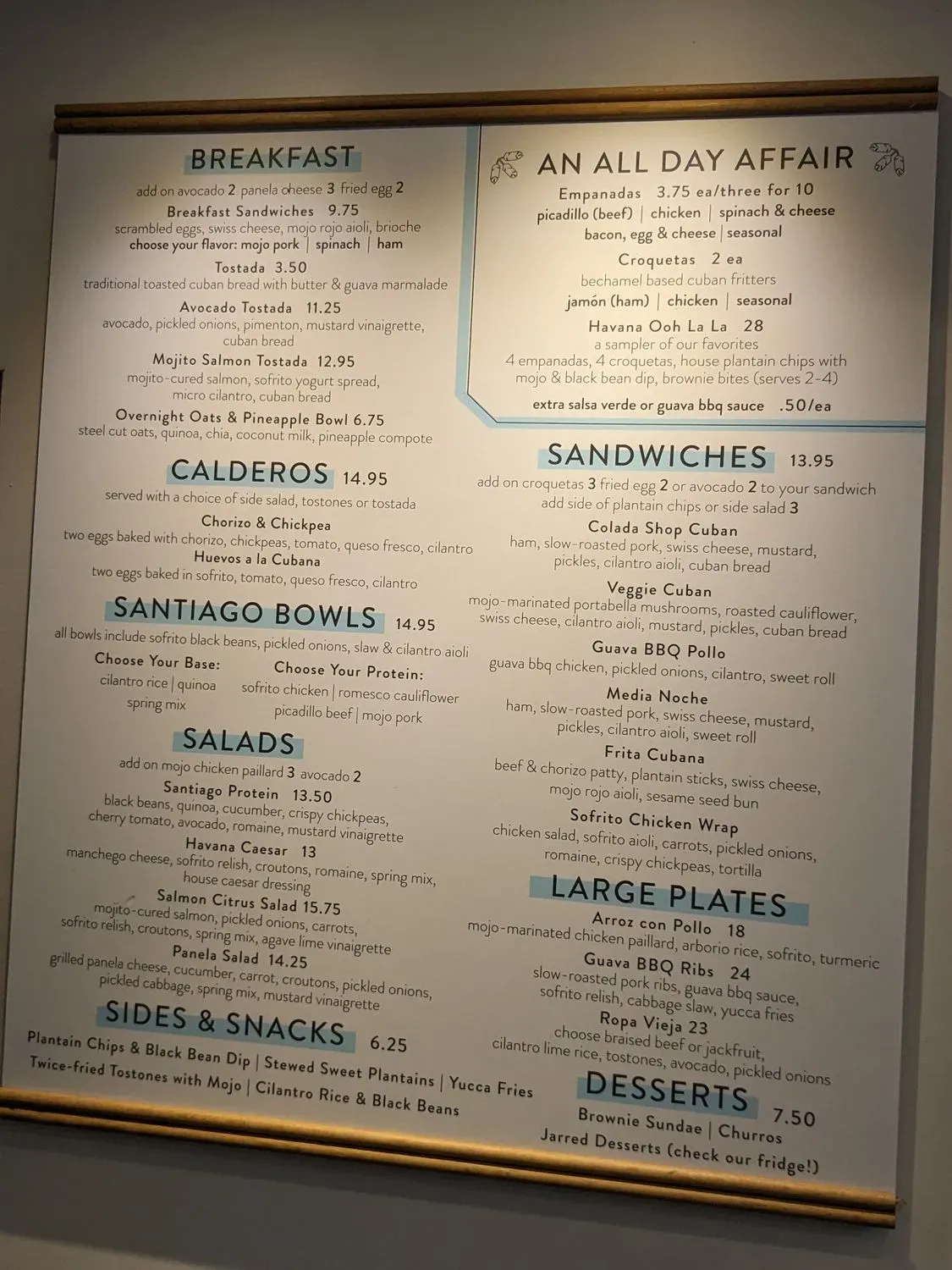 Menu 6