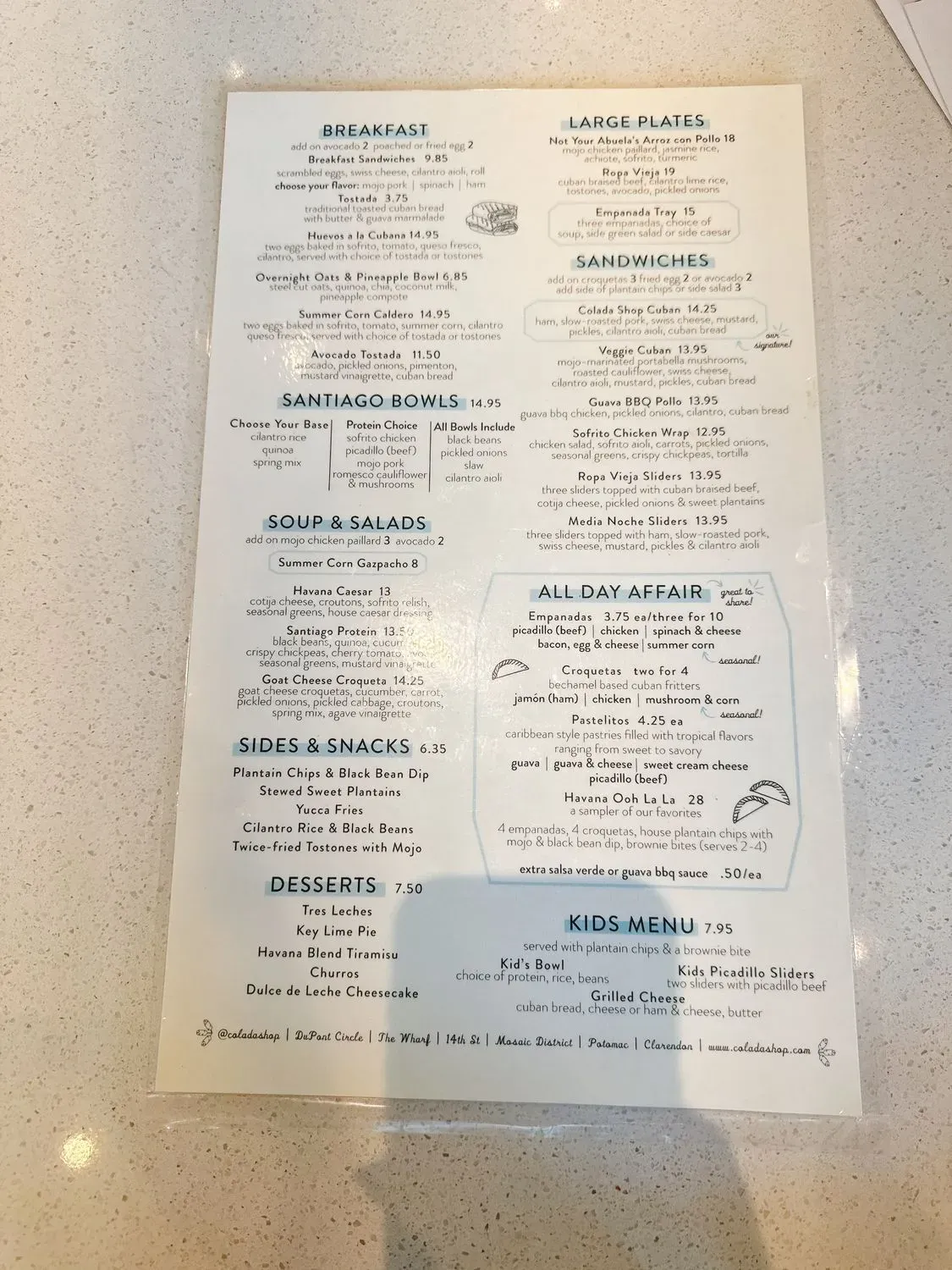 Menu 2