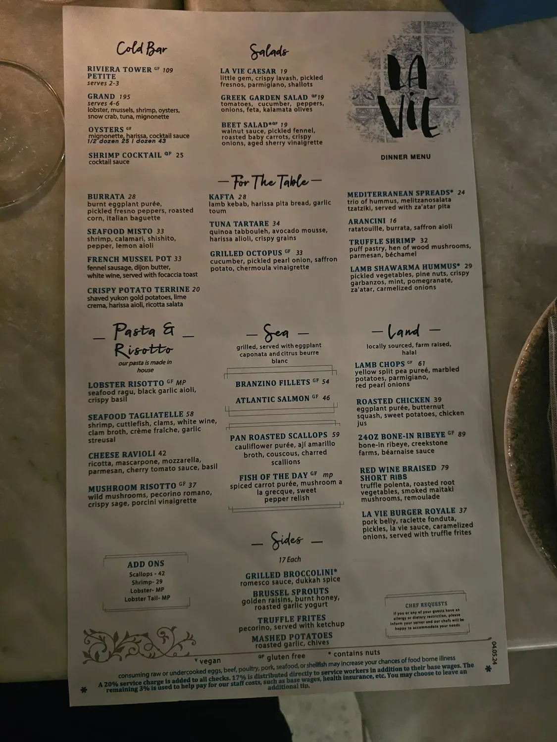 Menu 5