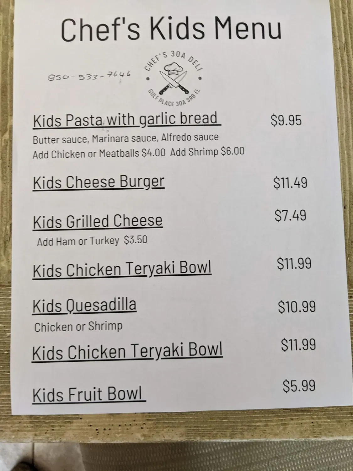 Menu 4