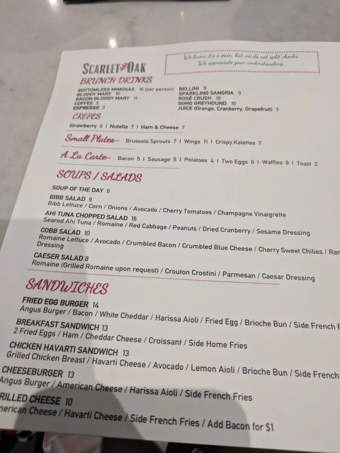 Menu 6