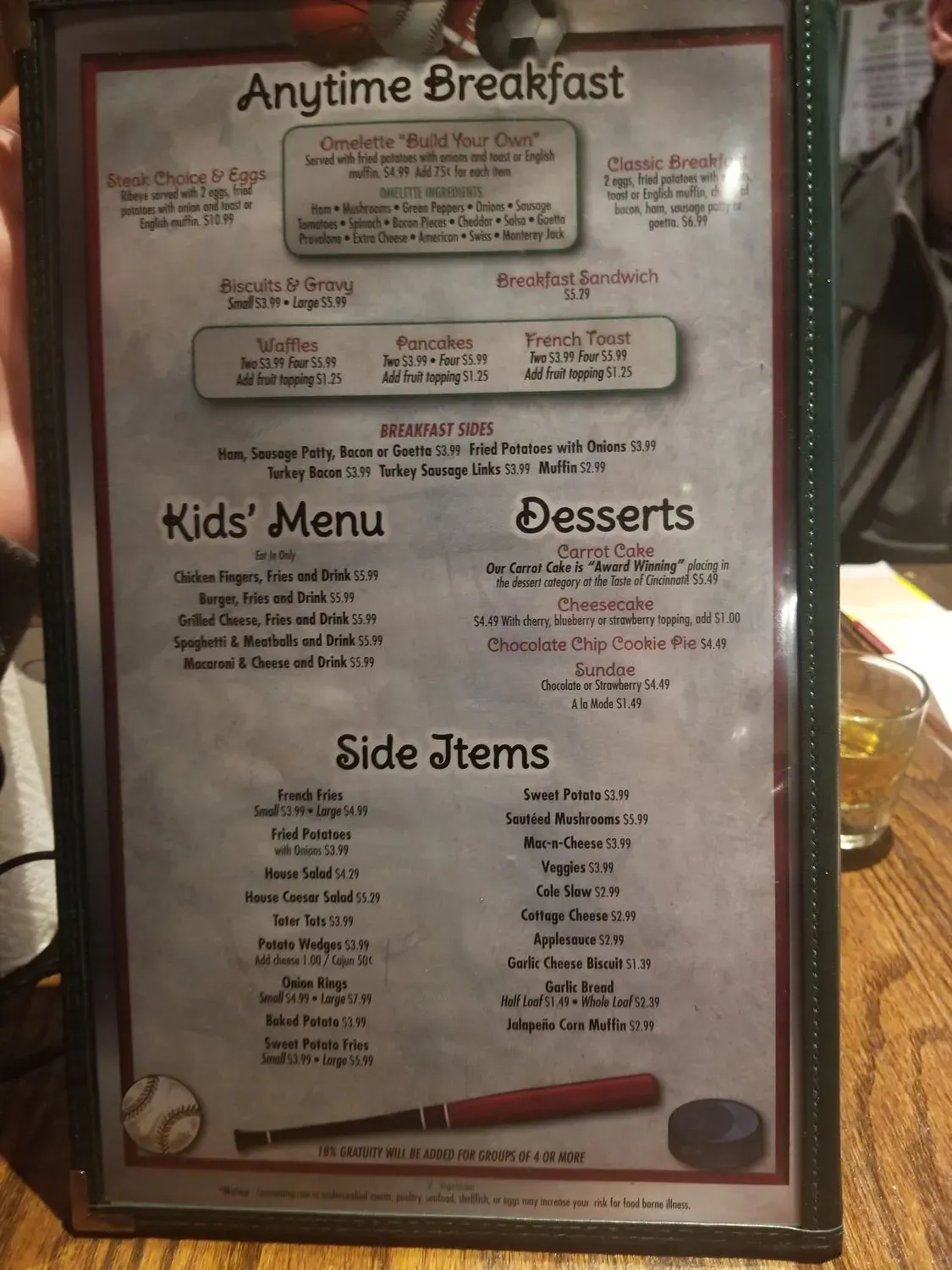 Menu 4