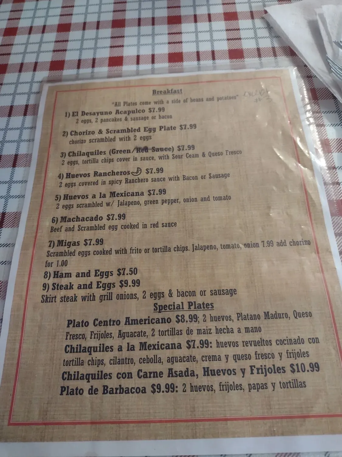 Menu 6