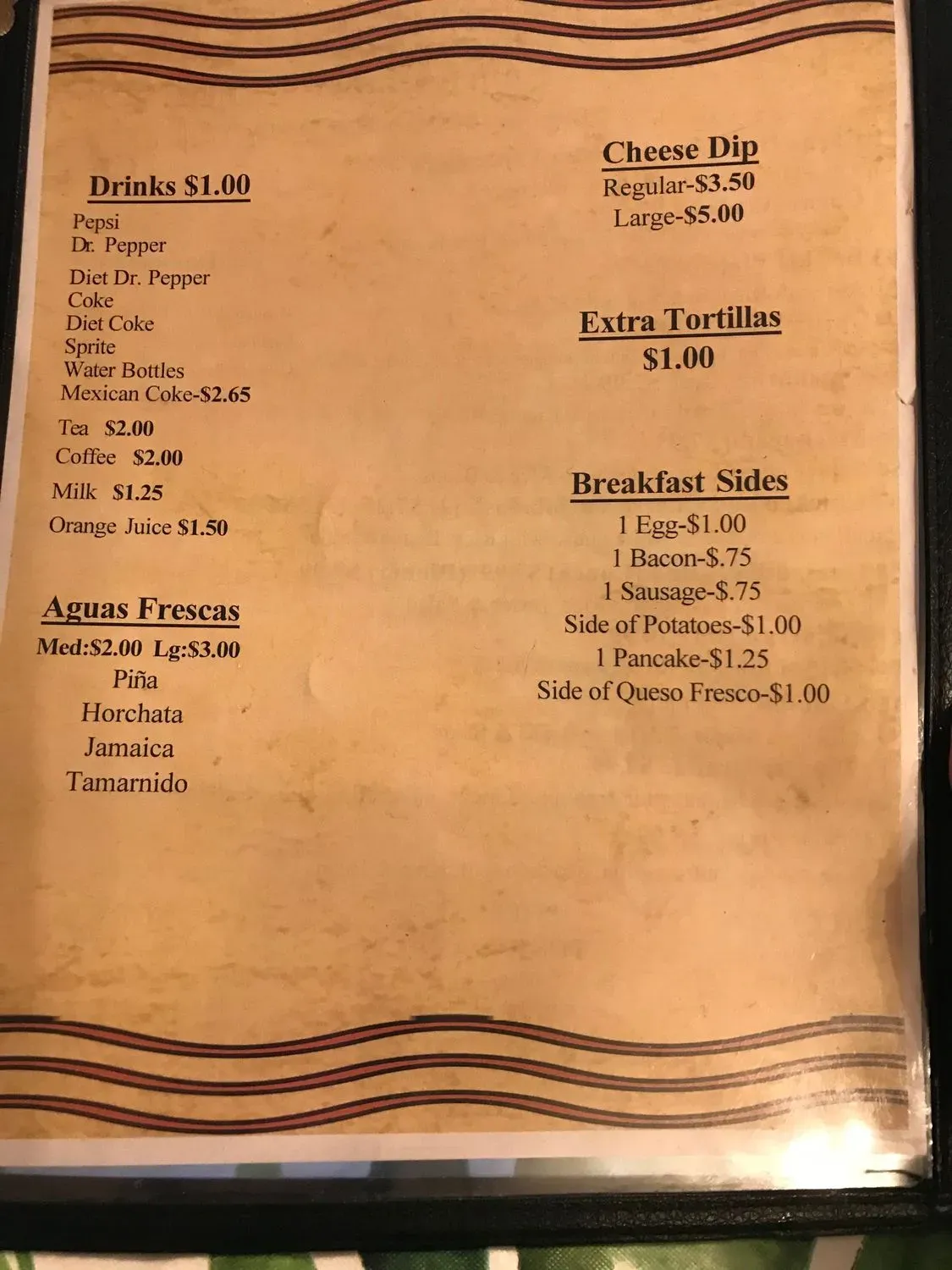 Menu 3