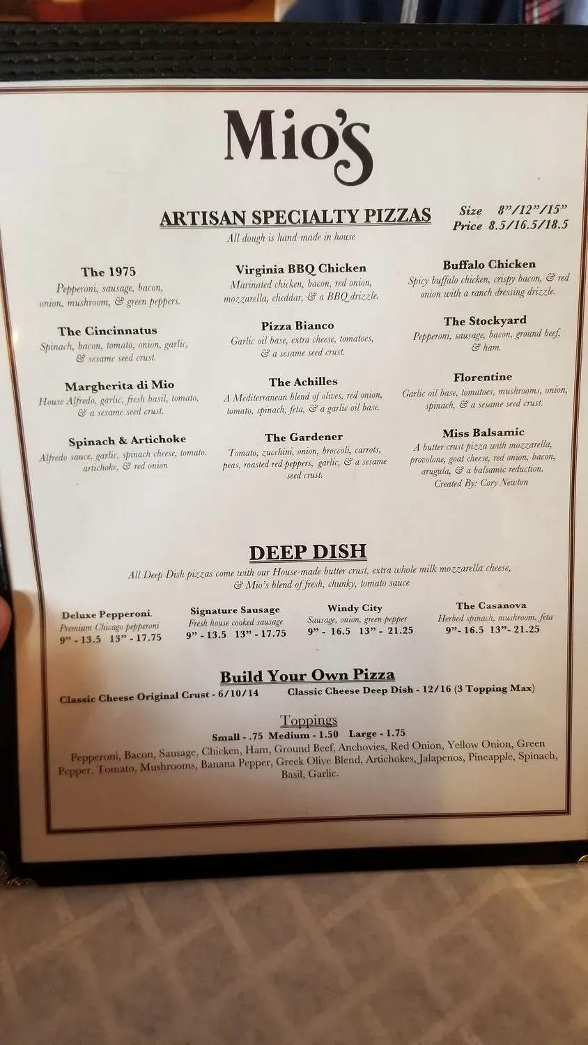 Menu 2