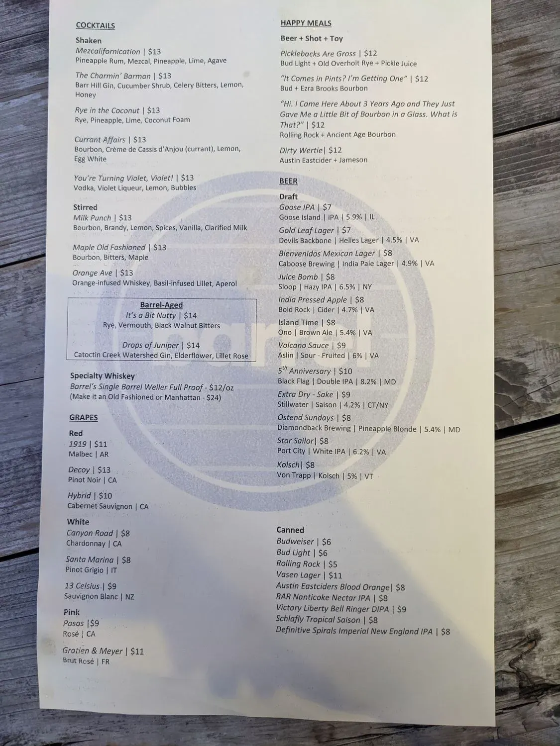 Menu 6