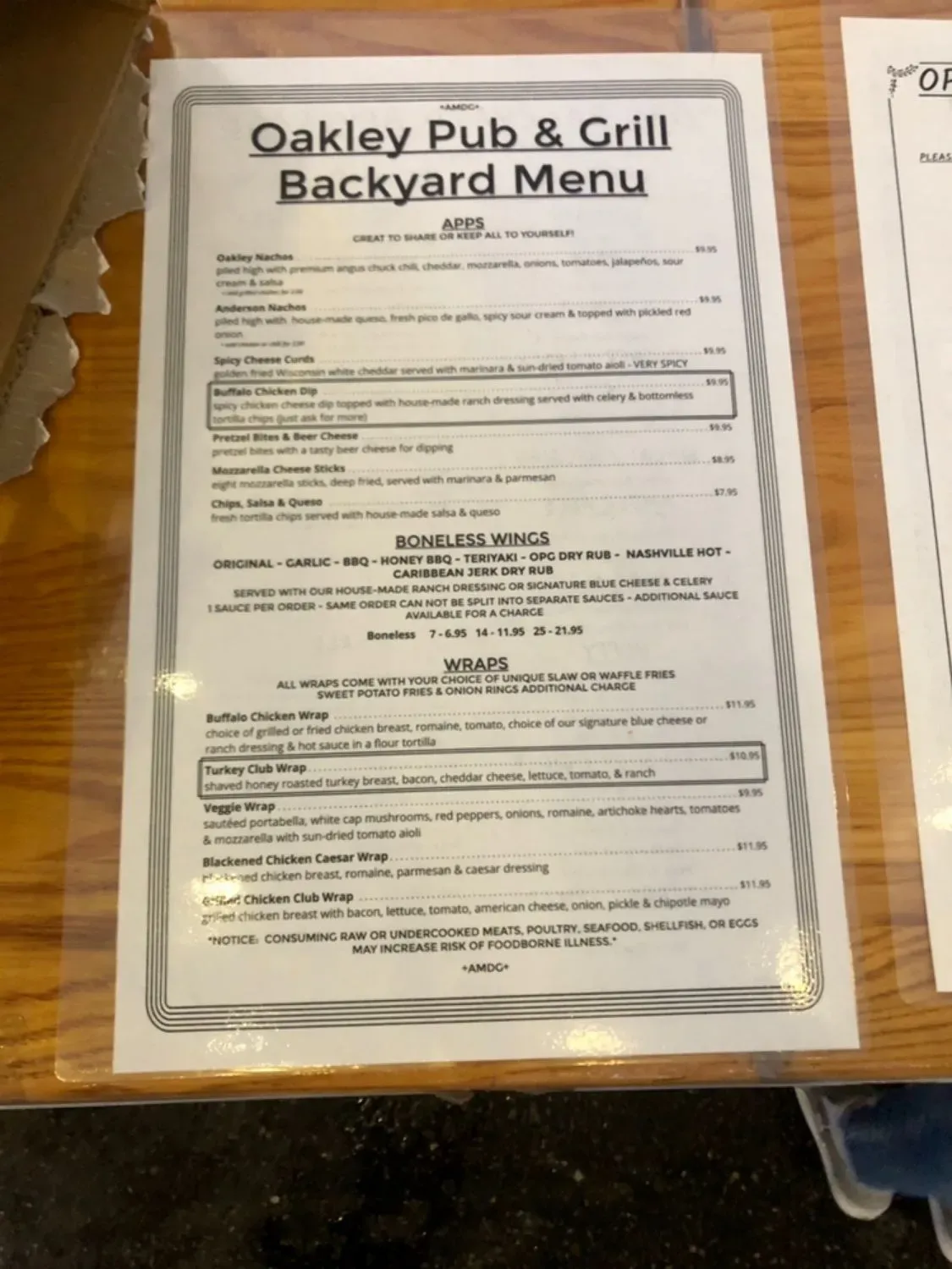 Menu 2