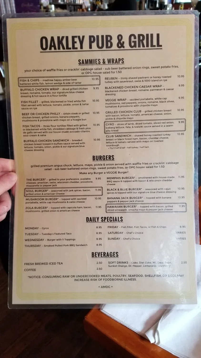 Menu 6