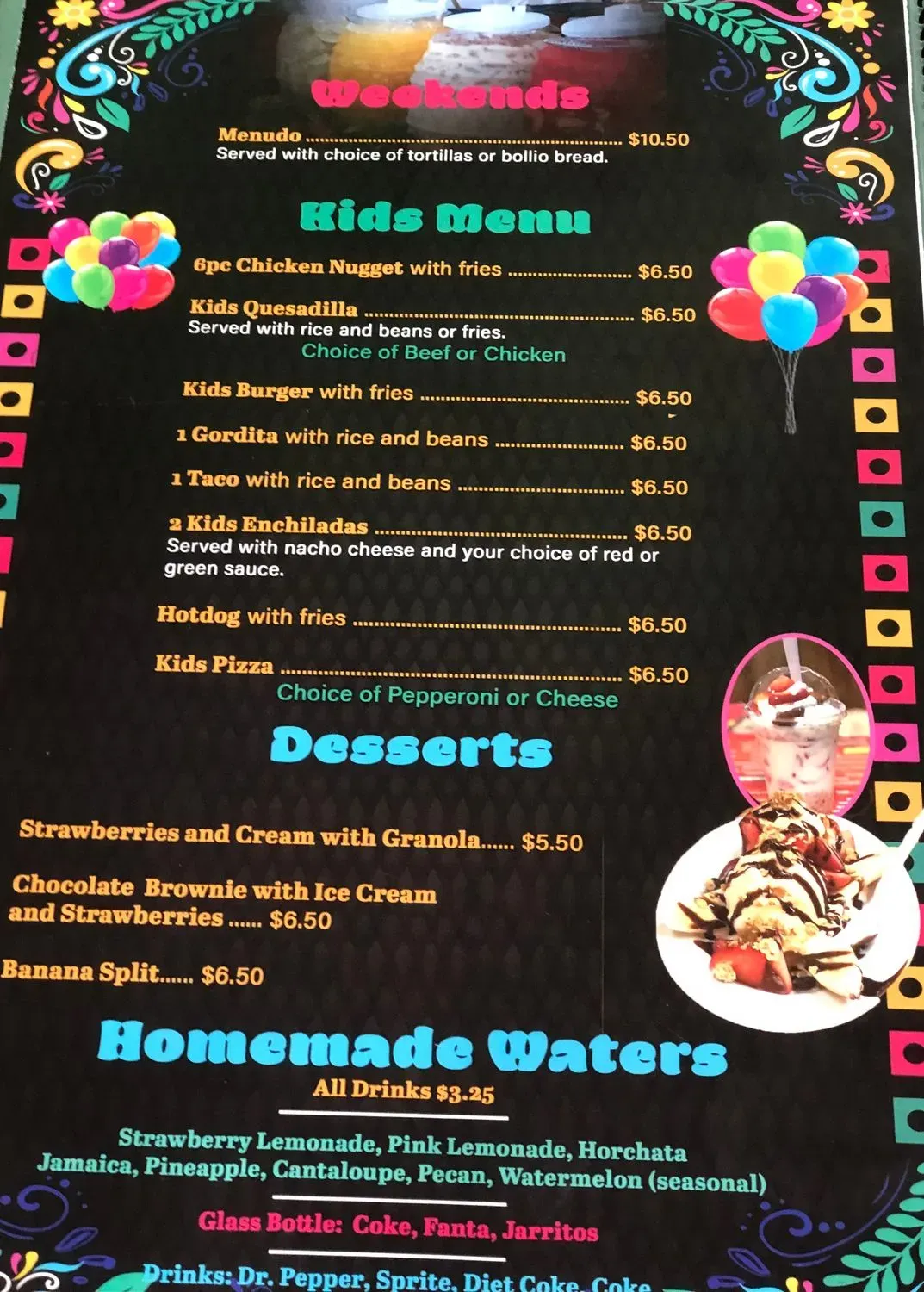 Menu 6