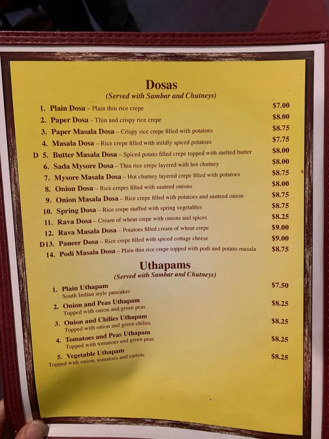 Menu 2