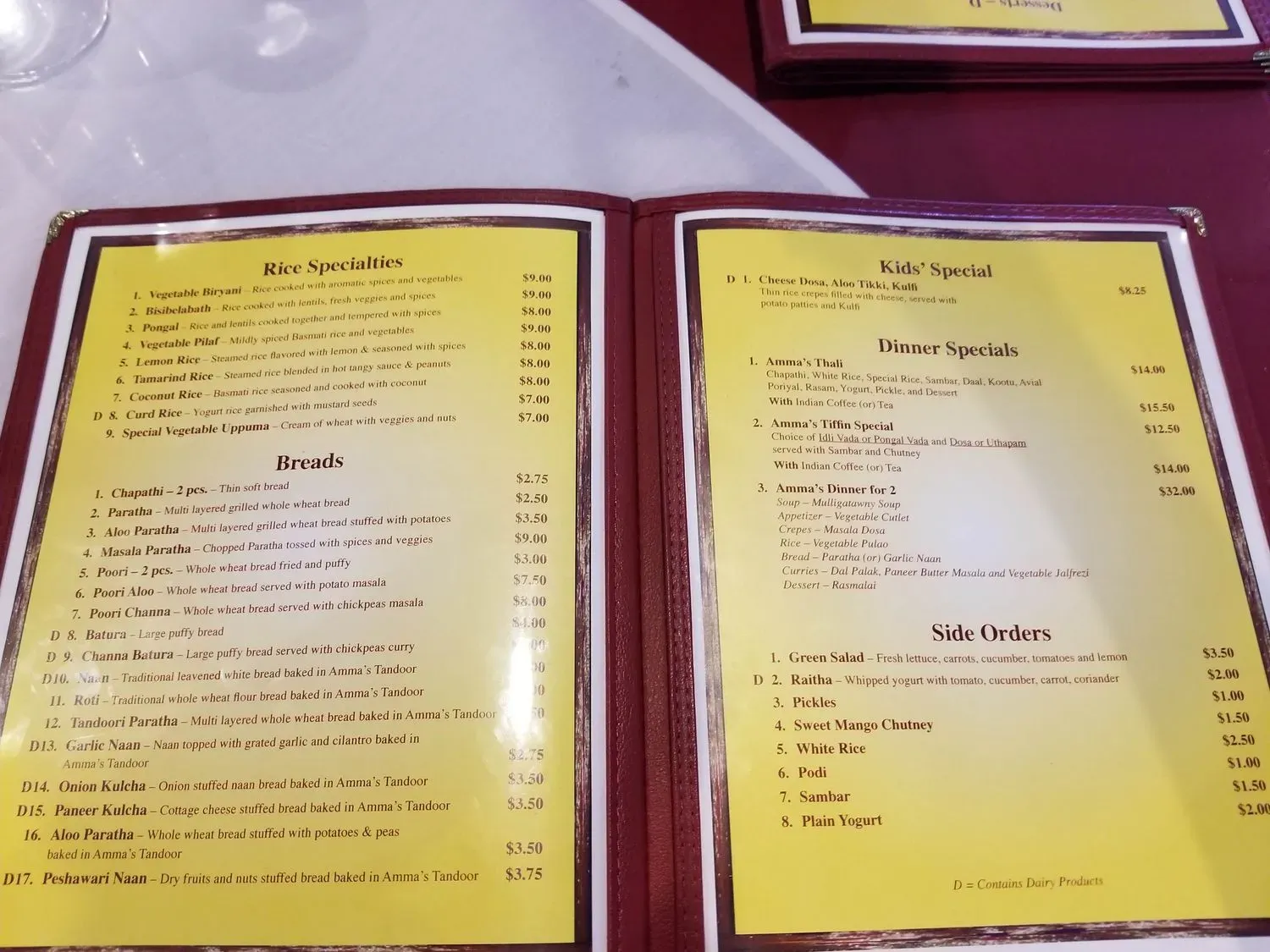 Menu 6