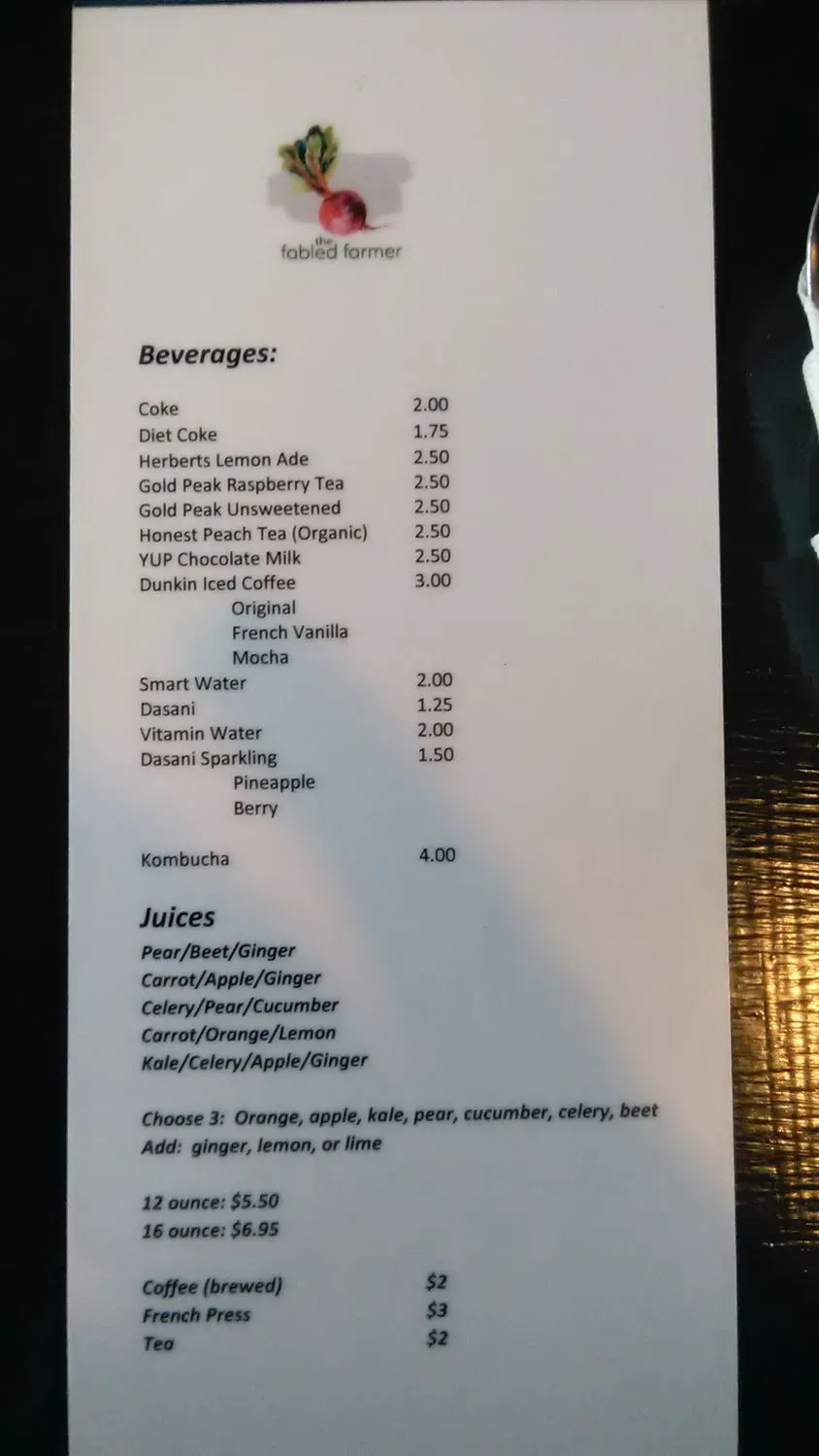 Menu 4