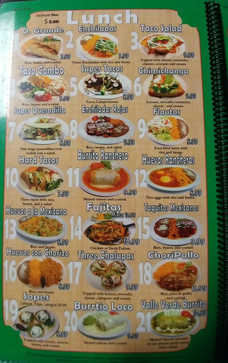 Menu 6