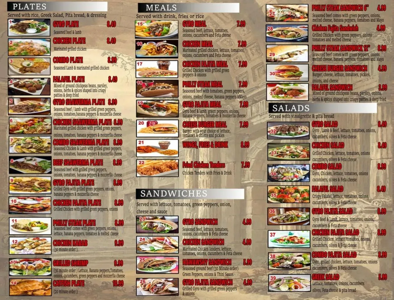 Menu 4