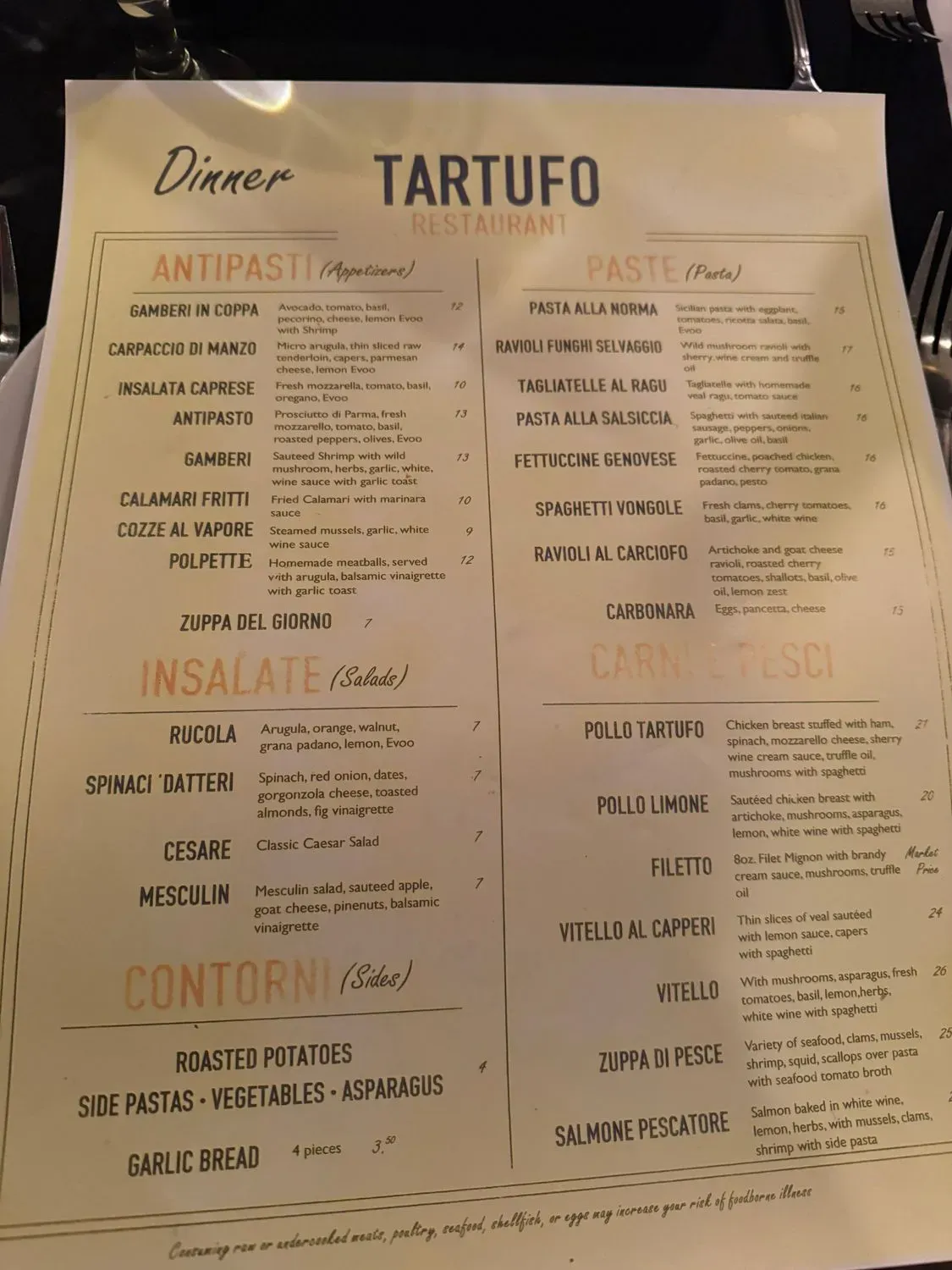 Menu 2