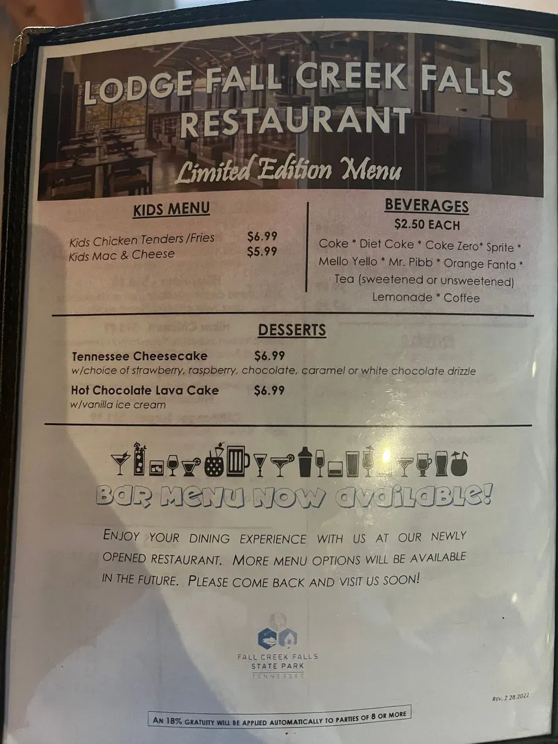 Menu 5