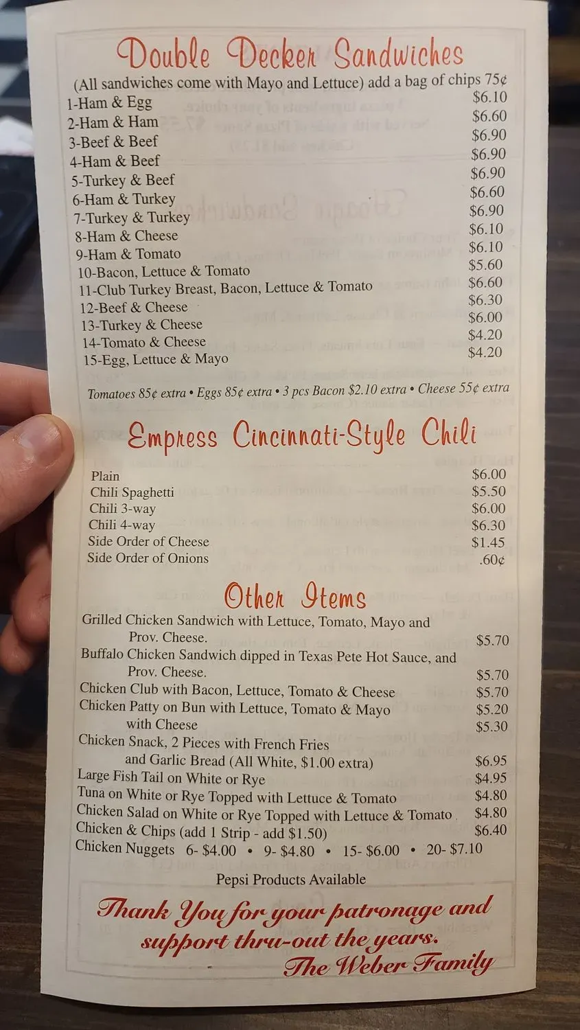 Menu 2