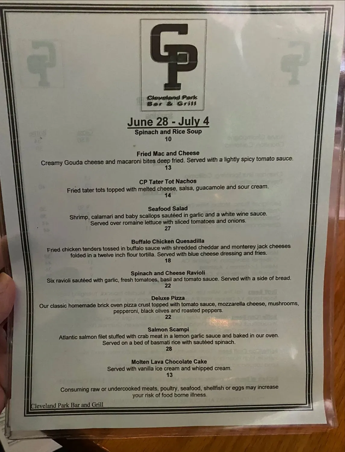 Menu 6