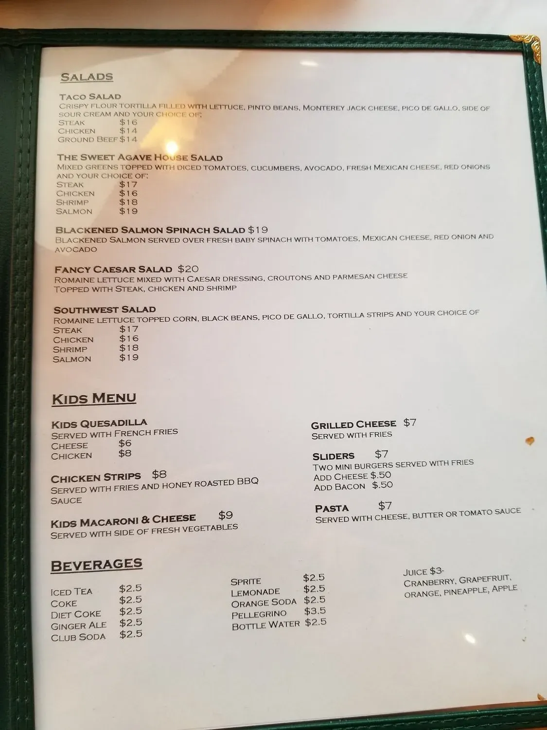 Menu 5