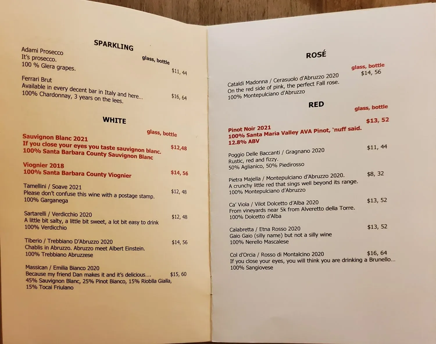 Menu 4