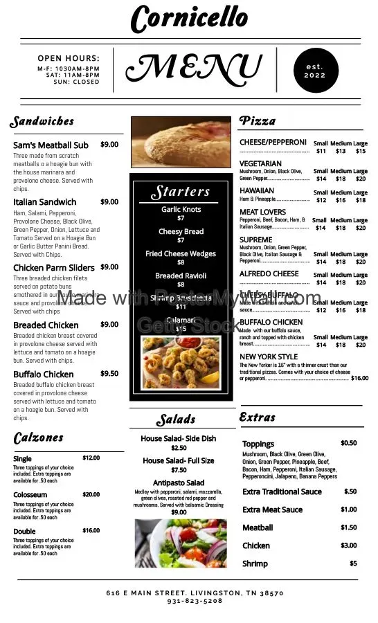 Menu 3