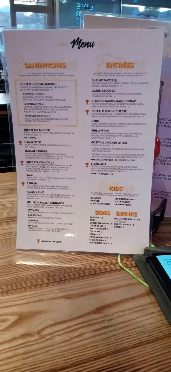 Menu 3