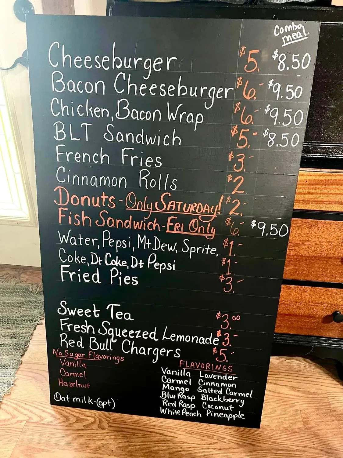 The Java Drip Menu - Updated October 2025