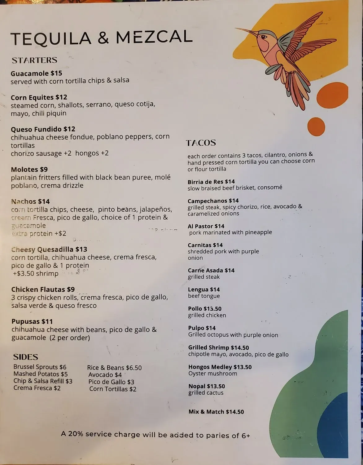 Menu 6