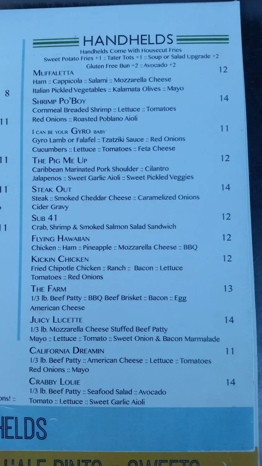 Menu 6