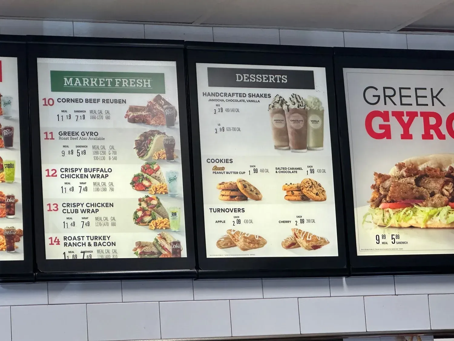 Arby's Menu - Updated October 2025
