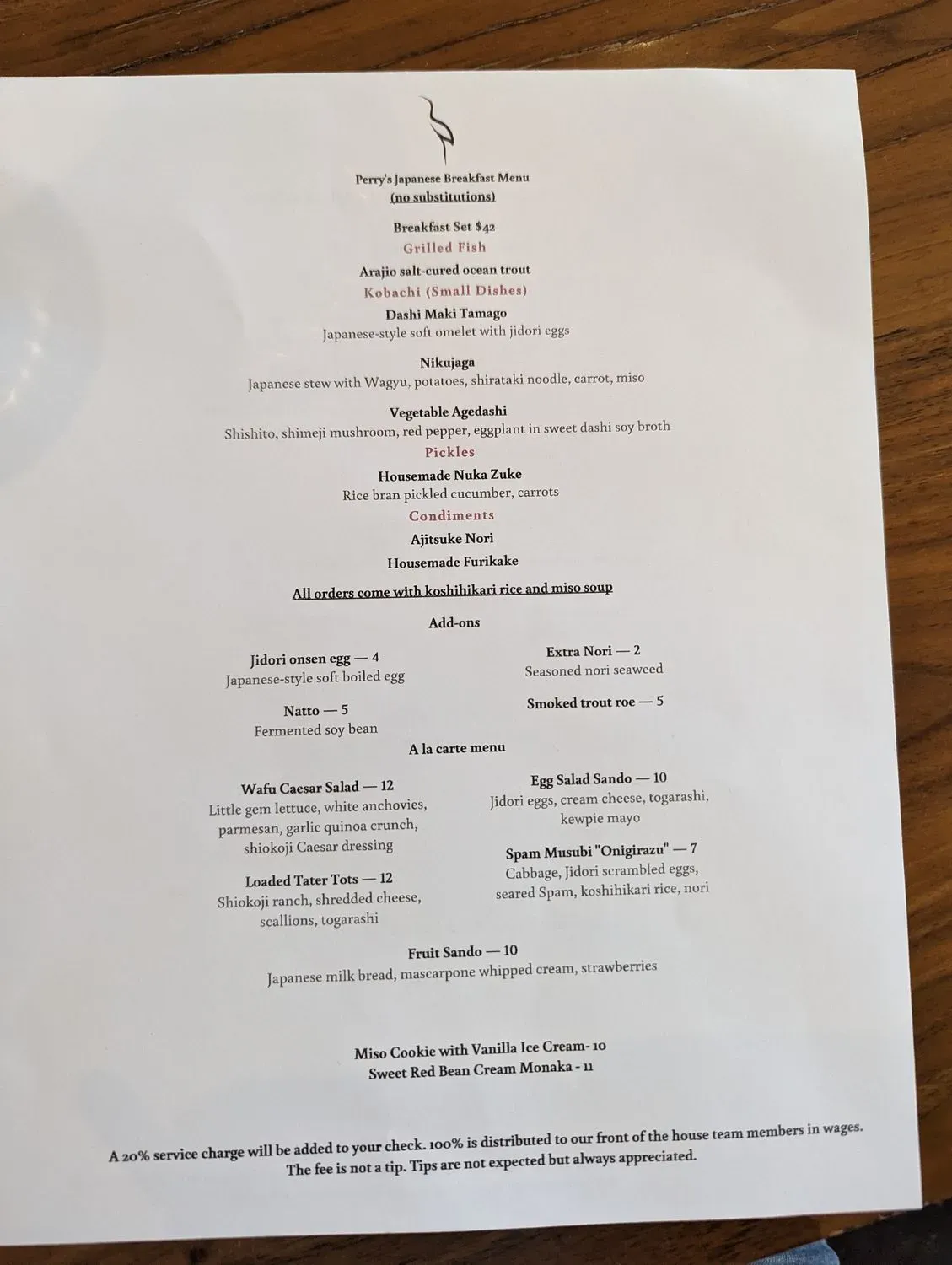 Menu 5