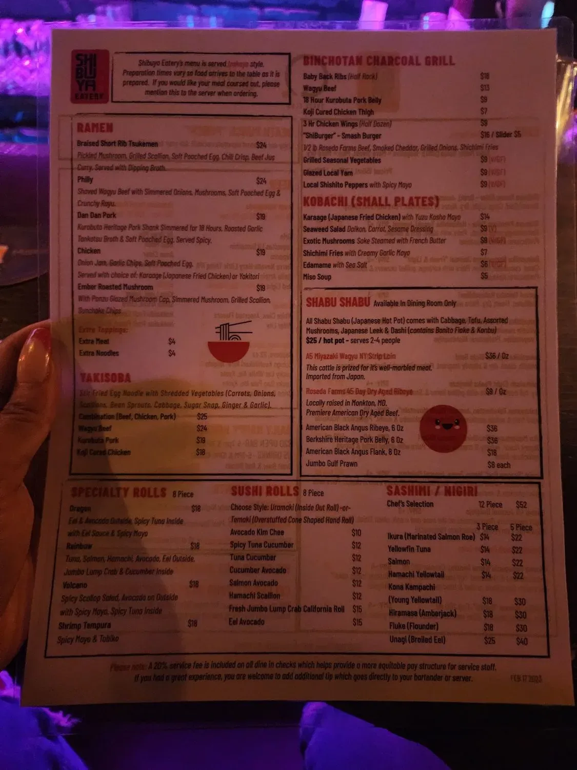 Menu 3