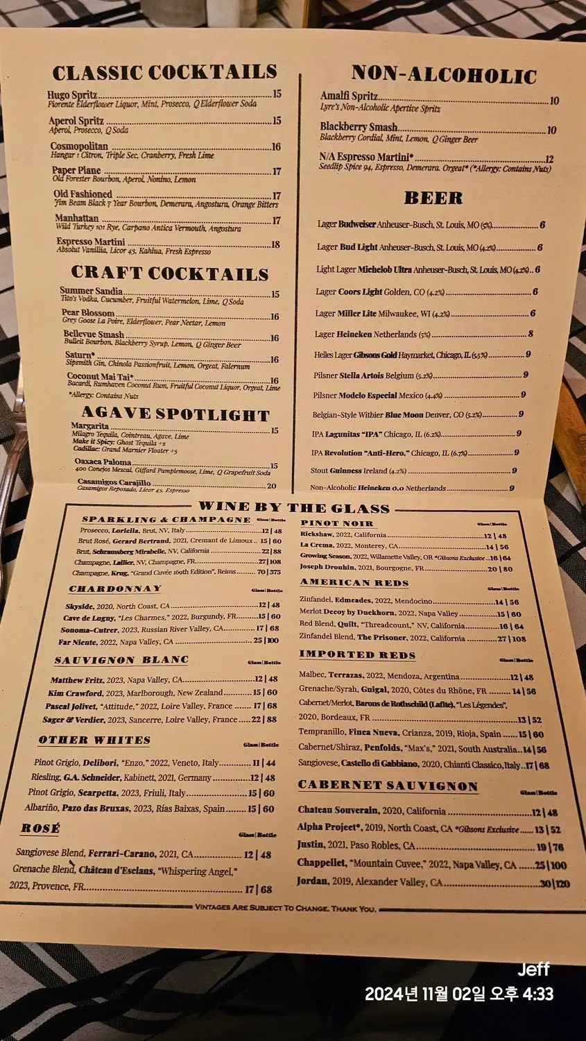 Menu 5