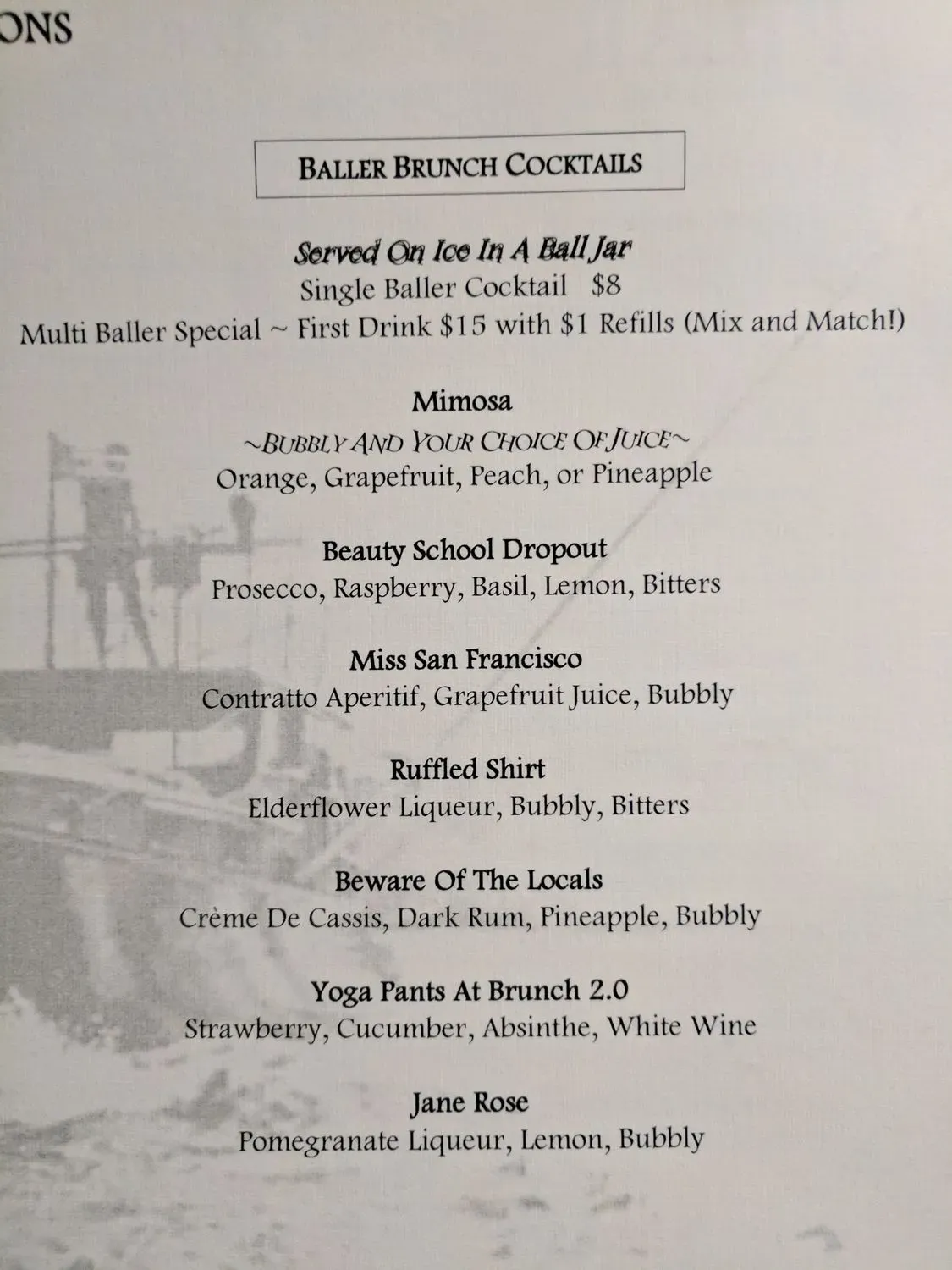 Menu 4