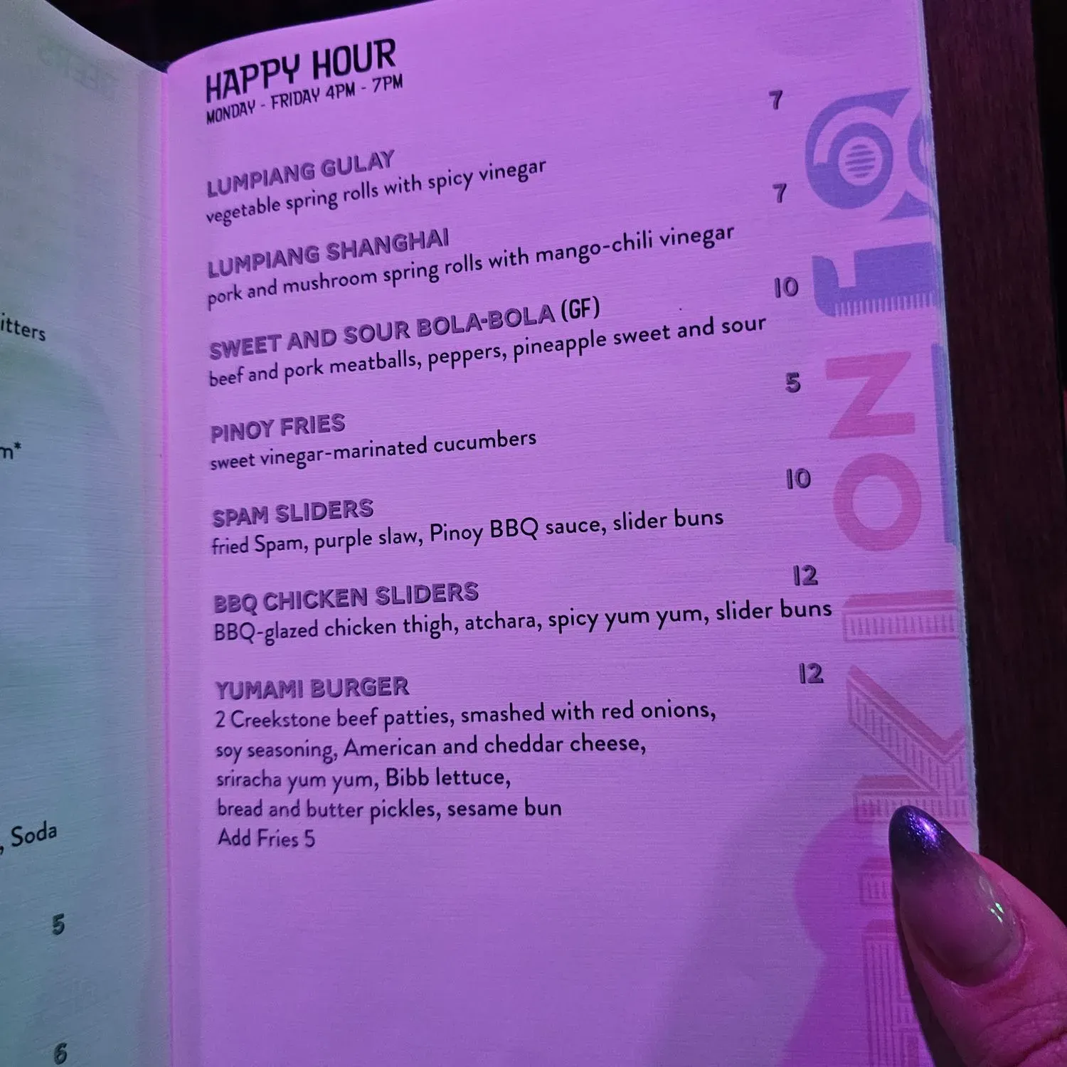 Menu 4