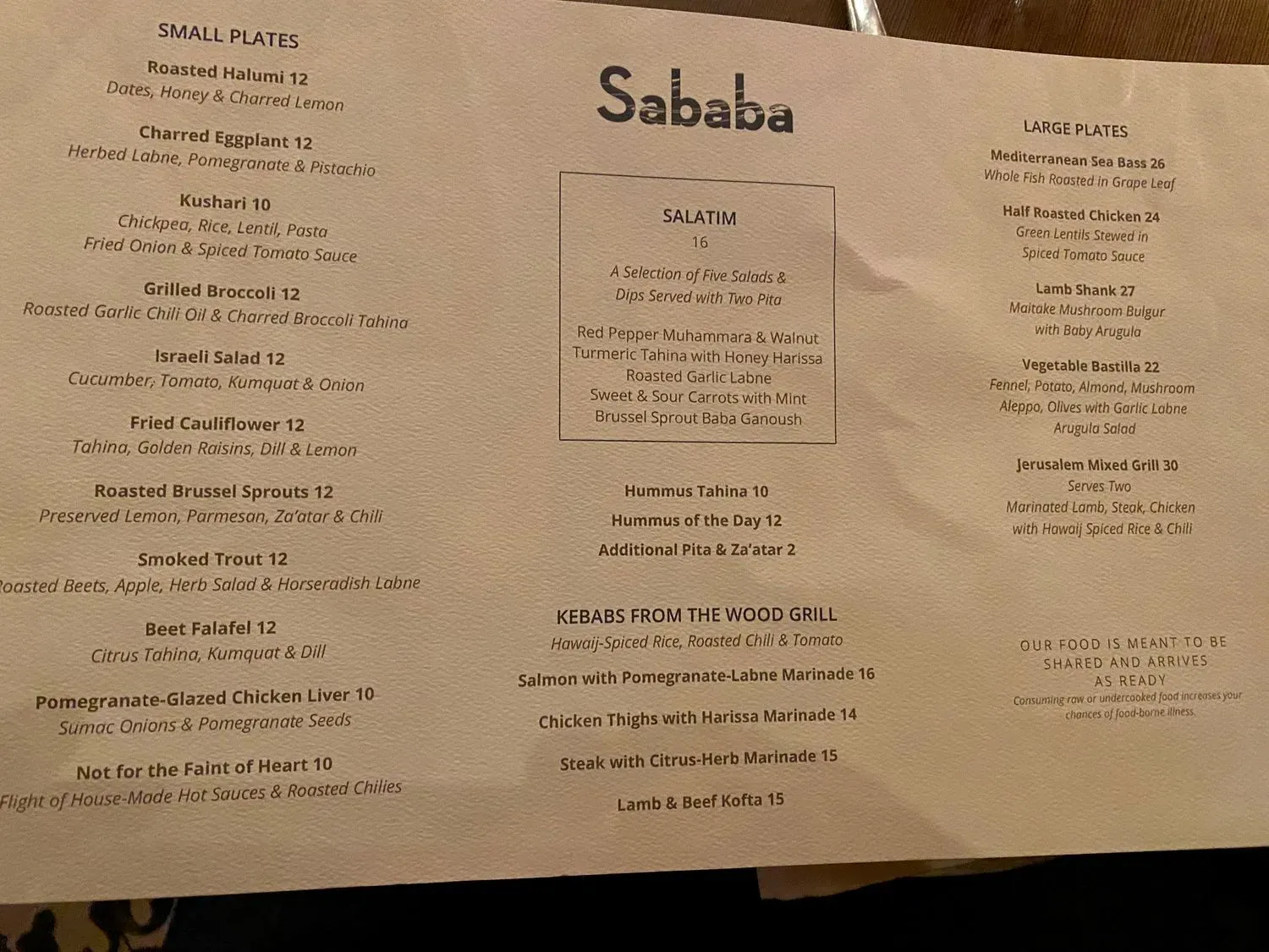 Menu 4