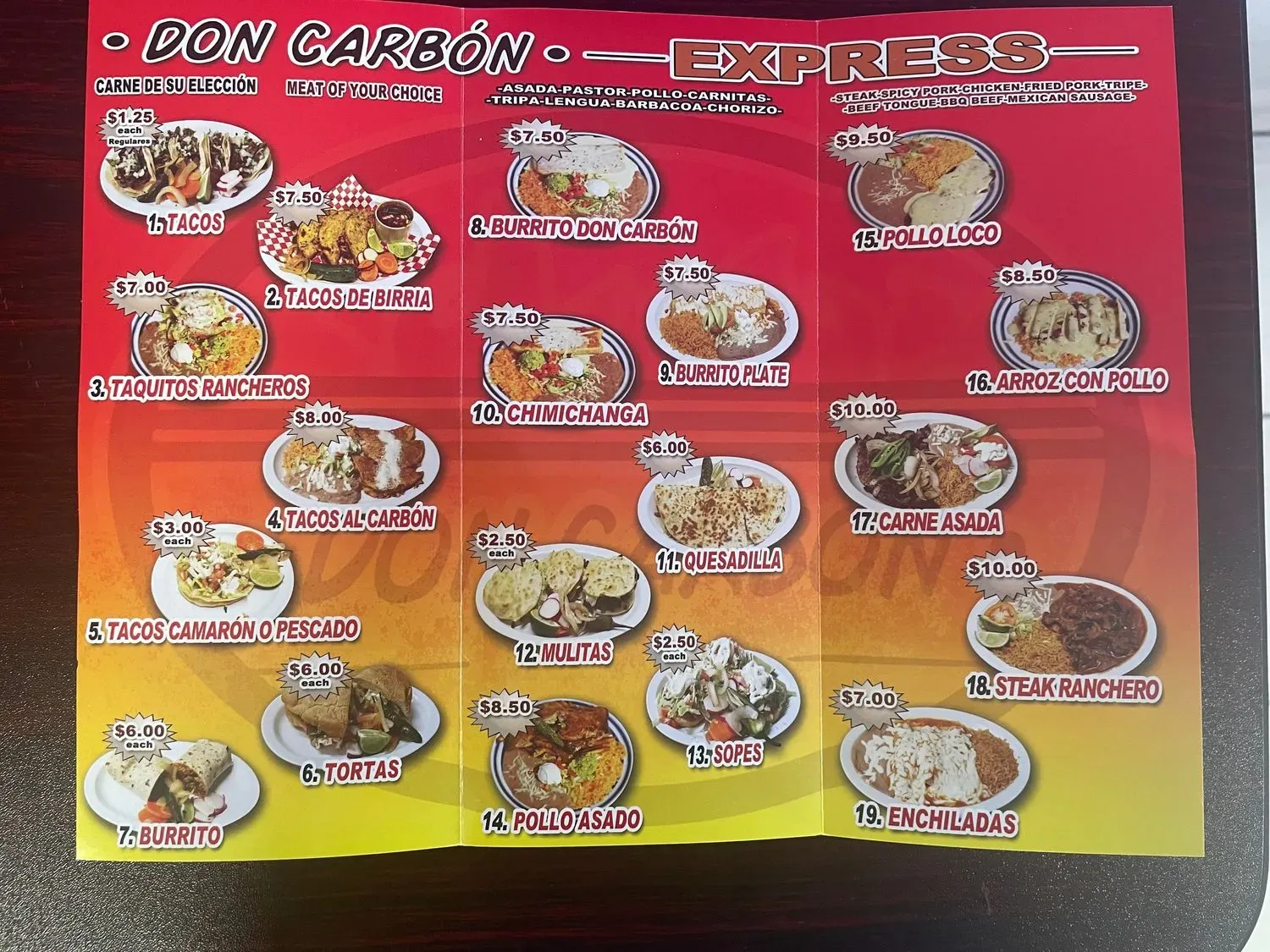 Menu 2