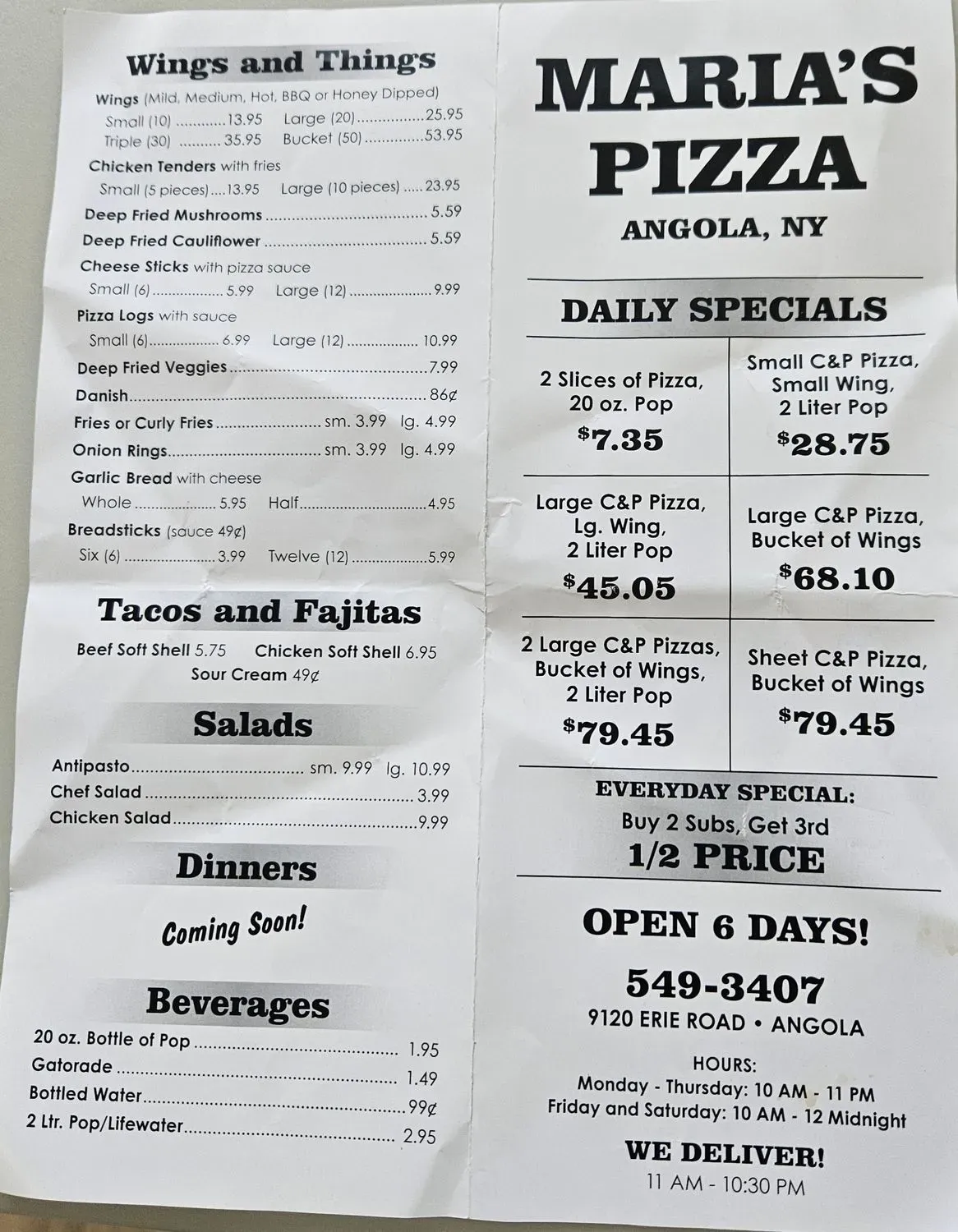 Menu 2