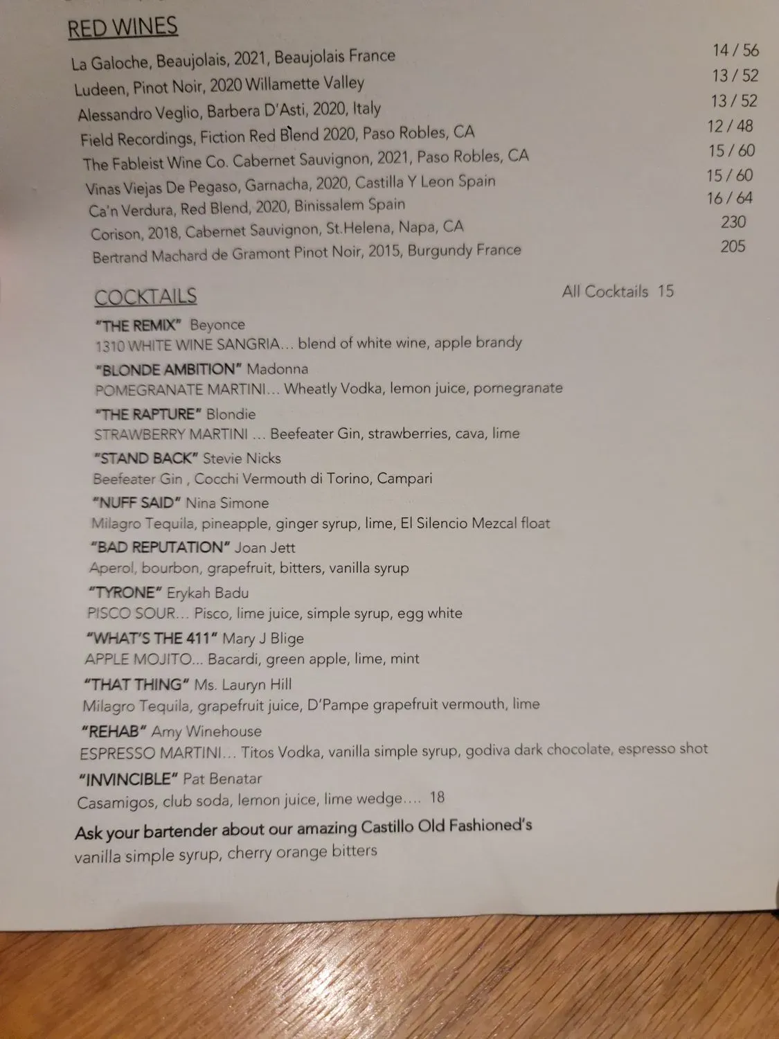 Menu 6