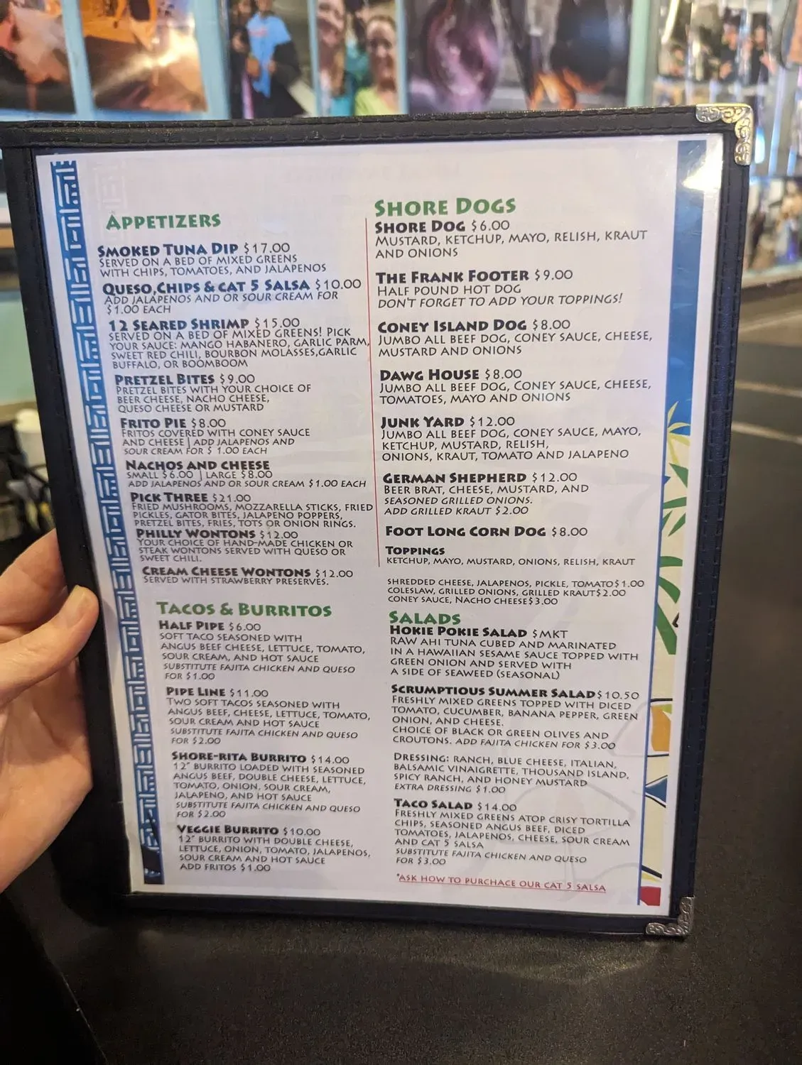 Menu 5