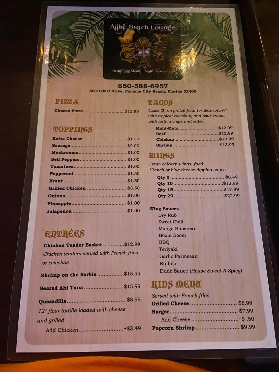 Menu 6