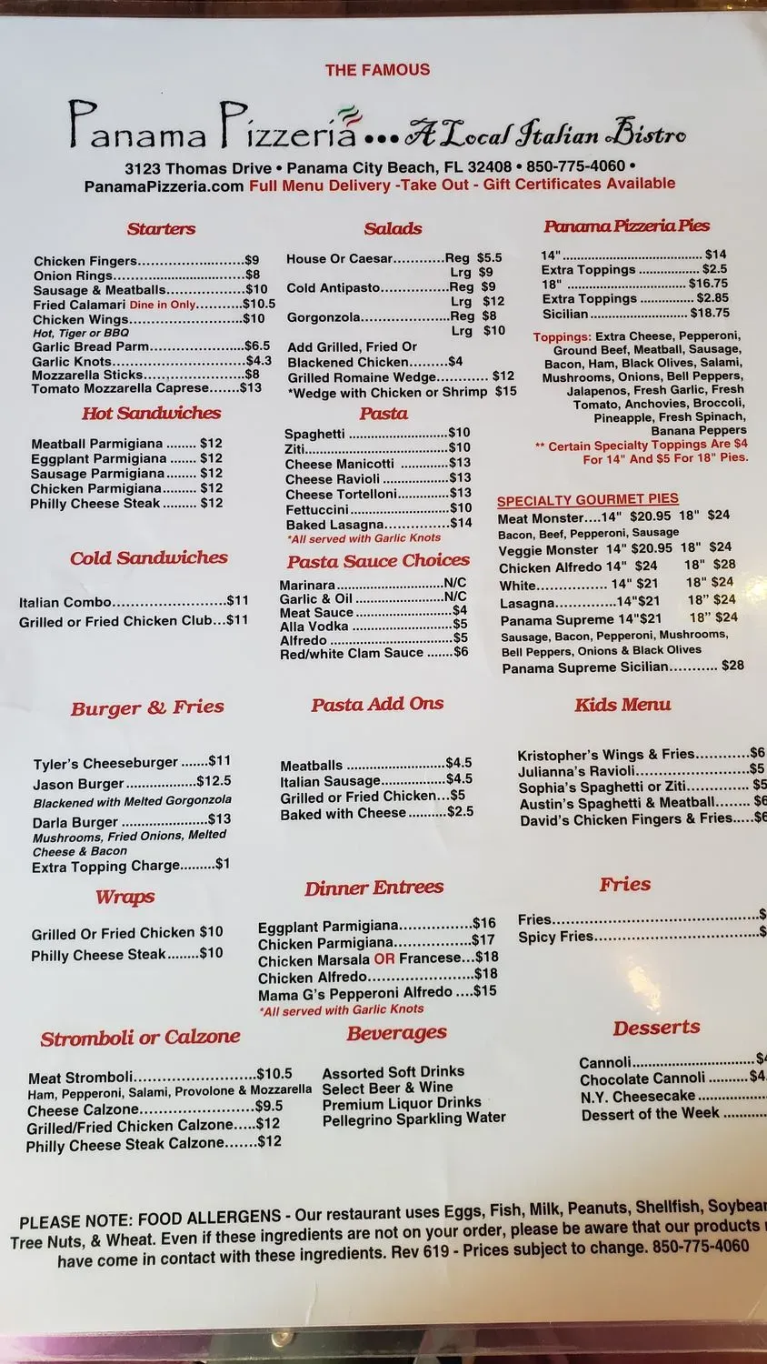 Menu 2