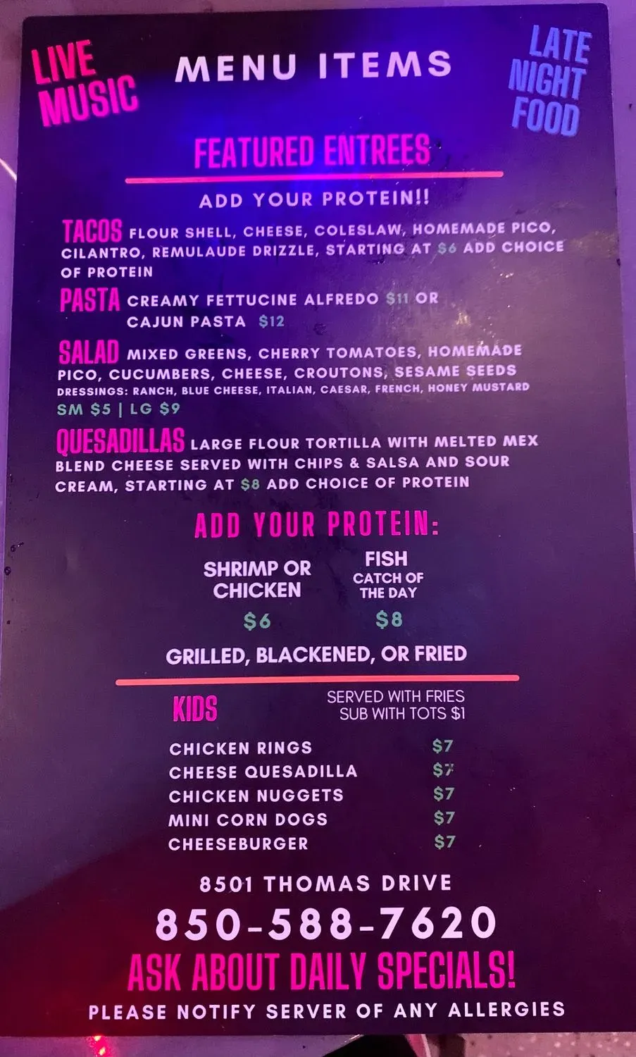 Menu 4