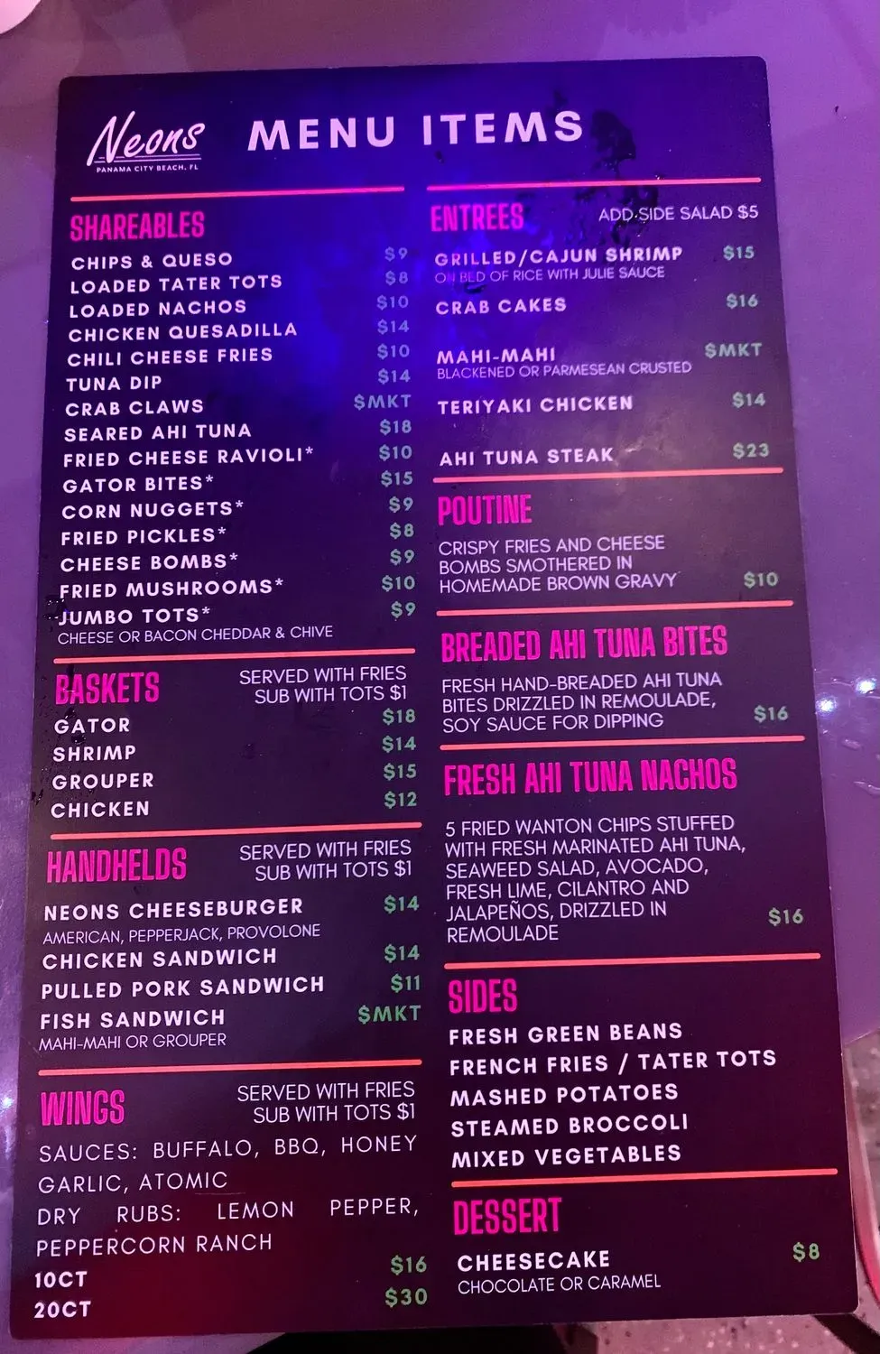 Menu 2