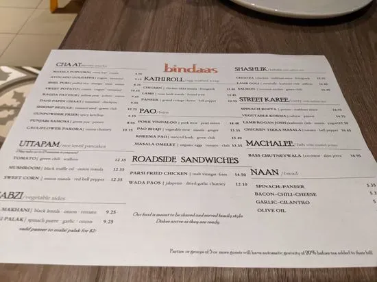 Menu 3