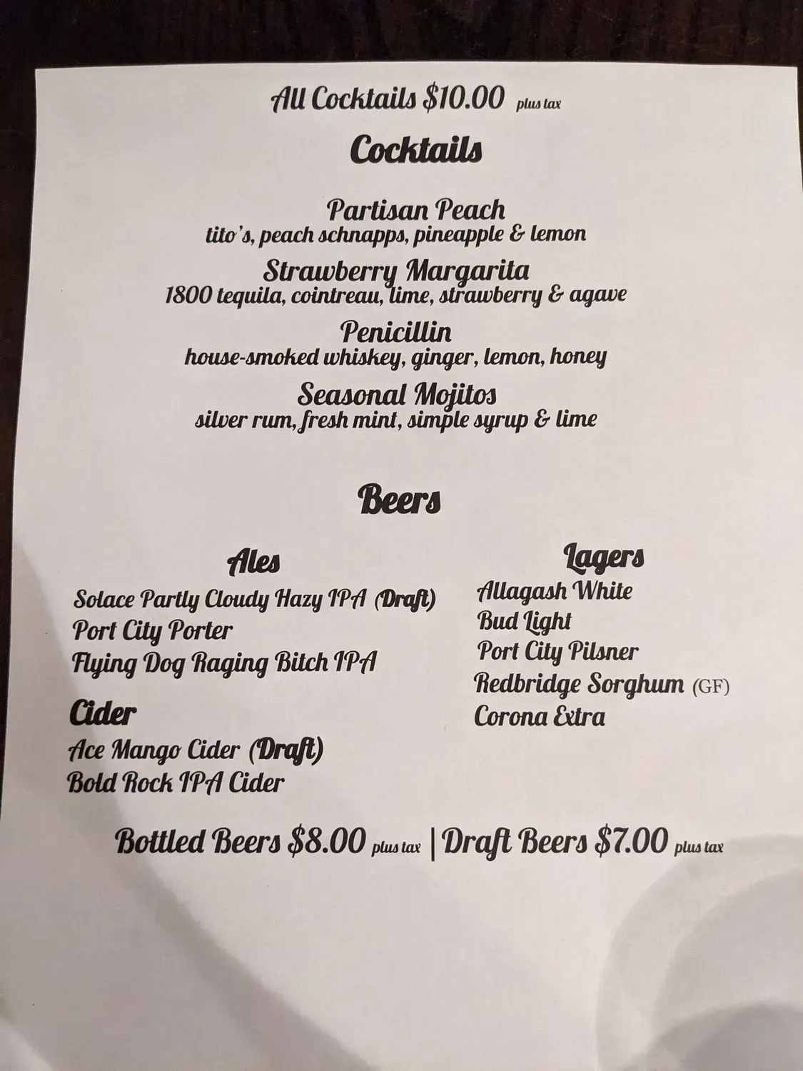 Menu 4