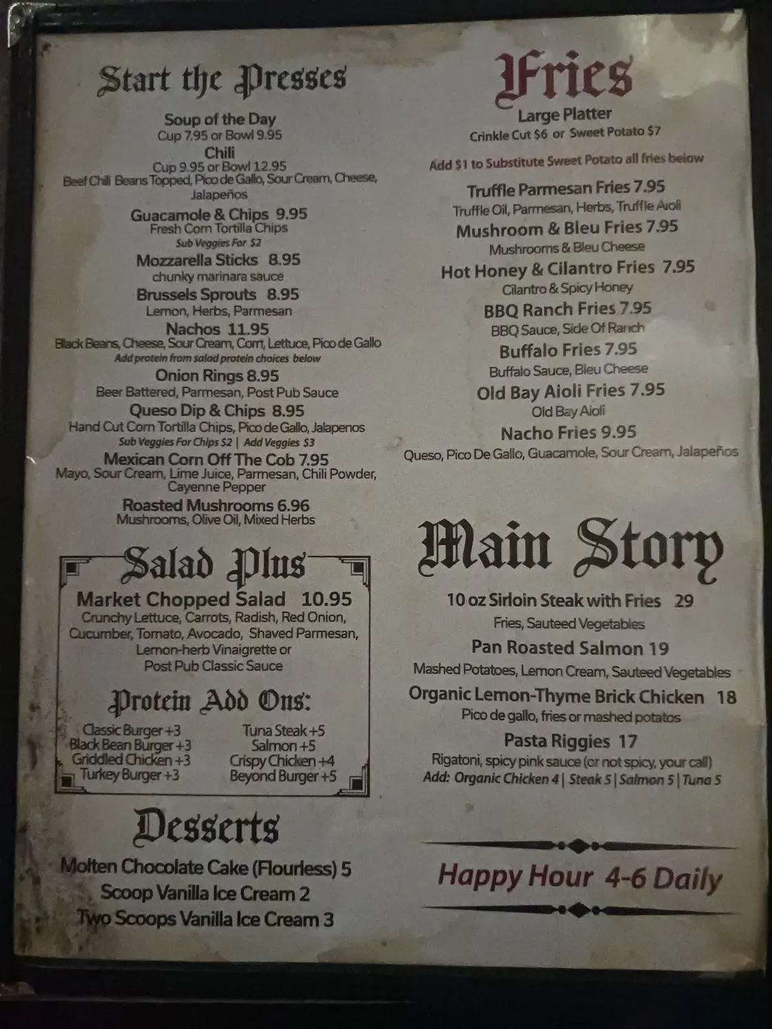 Menu 4