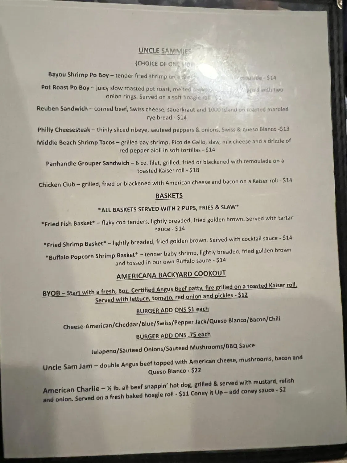 Menu 2