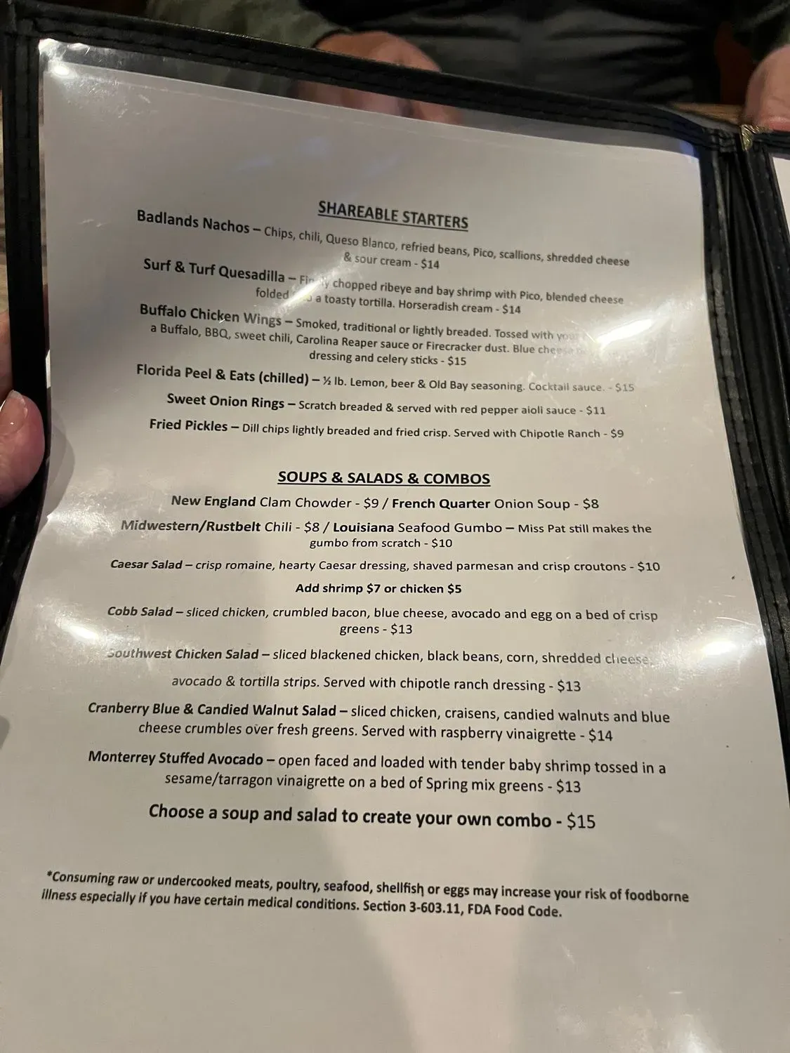 Menu 6