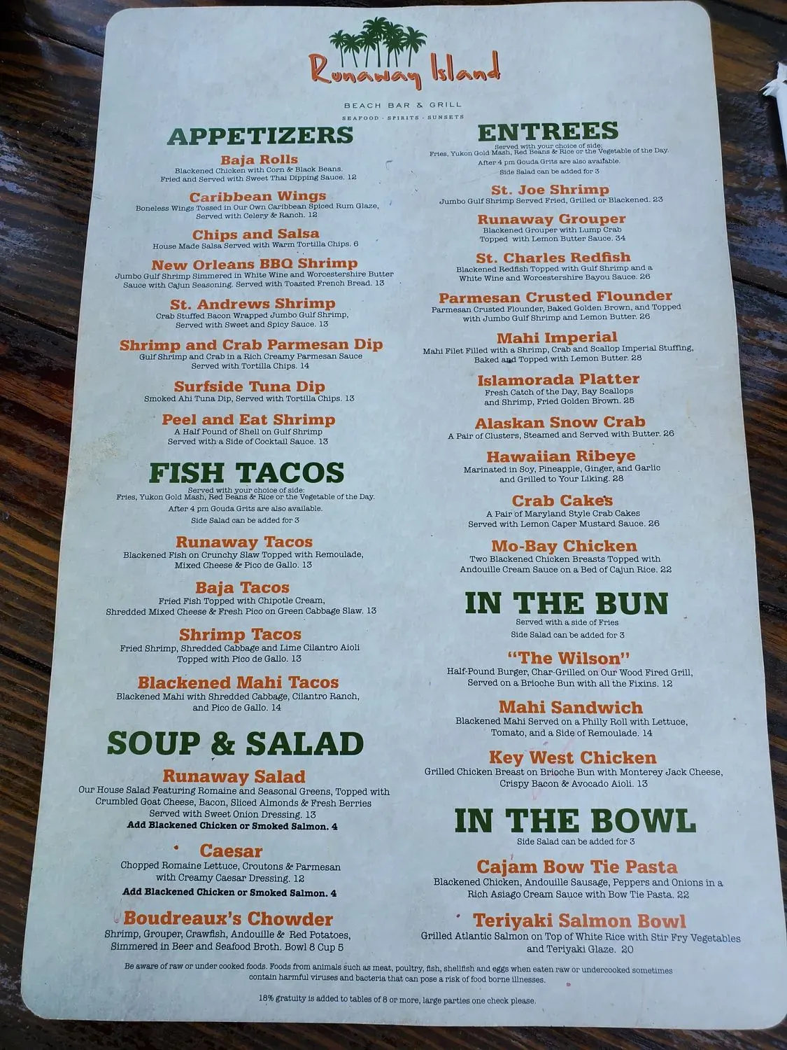 Menu 4